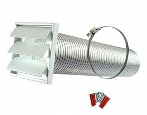 Metal external vent hose - metal, 5"